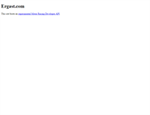 Tablet Screenshot of ergast.com